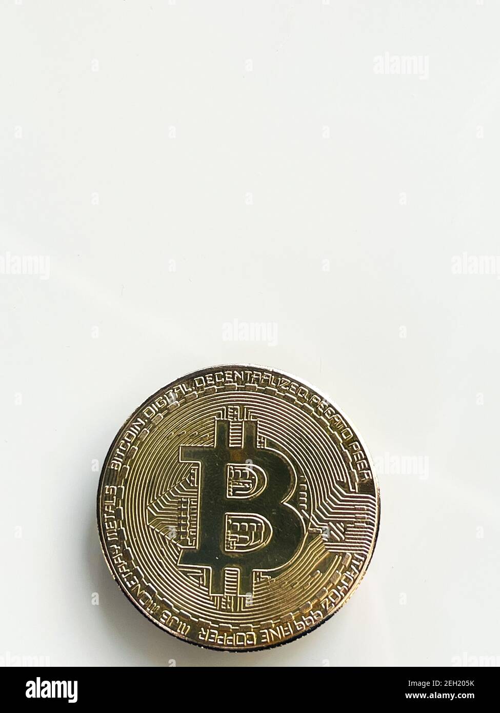 Symbol der Kryptowährung . Forex-Konzept , Bitcoin Stockfoto