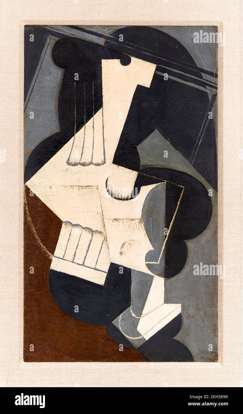 Juan Gris, Stillleben, abstrakte Malerei, 1916 Stockfoto