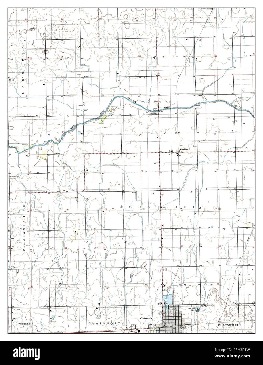 Chatsworth illinois karte Fotos und Bildmaterial in hoher Auflösung
