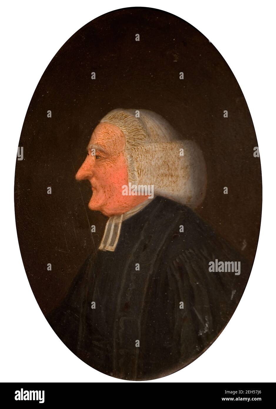 Porträt EINES Geistlichen, 1800. Stockfoto