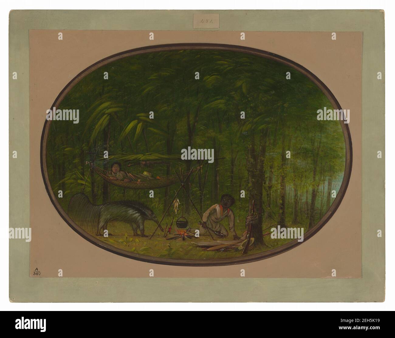 The Great Ant-Eater, 1854/1869. Im Amazonas-Regenwald in der Nähe des Ucayali Flusses. Stockfoto