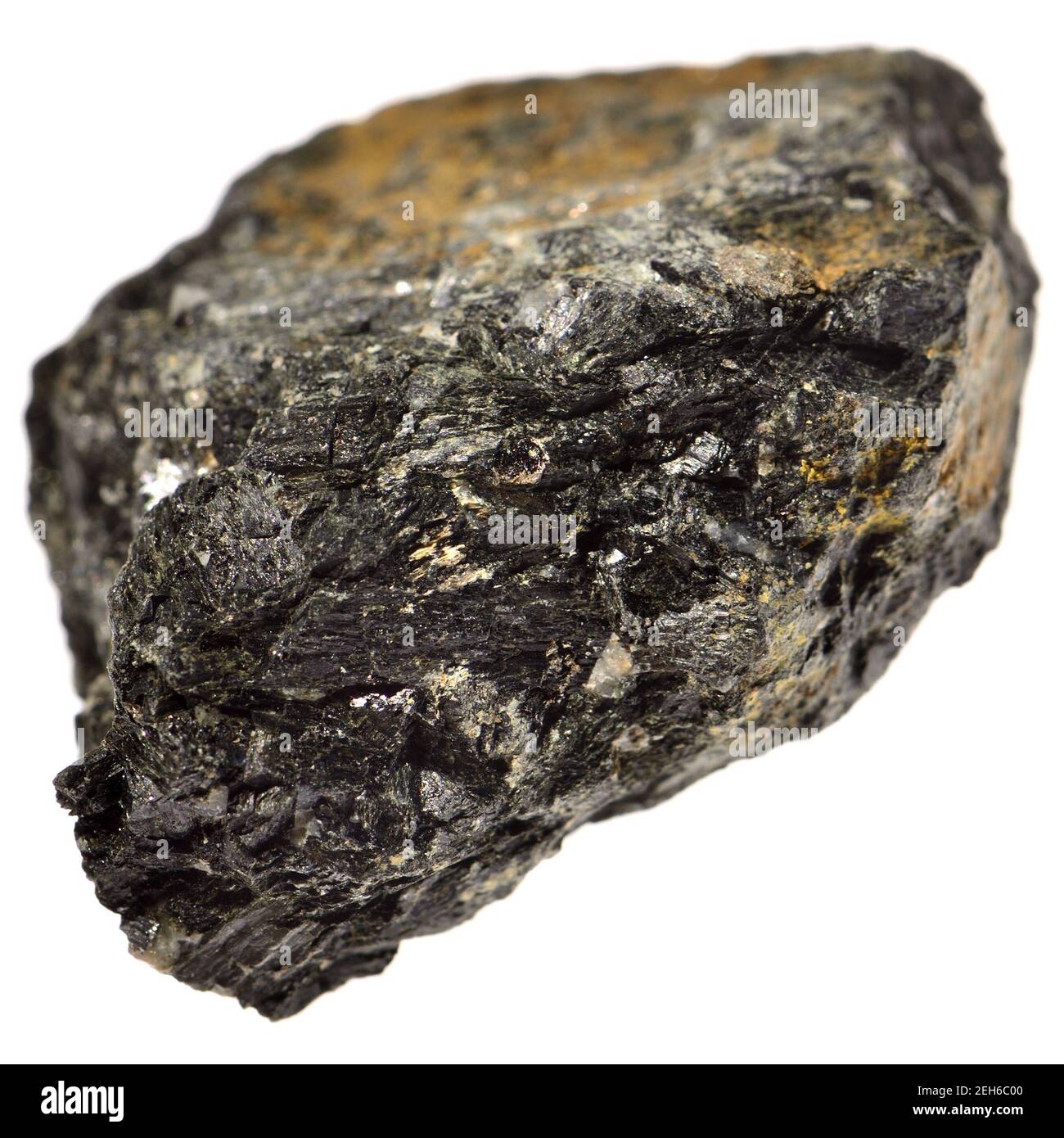 Silikat-Mineral Hornblenden (Schottland) Stockfoto