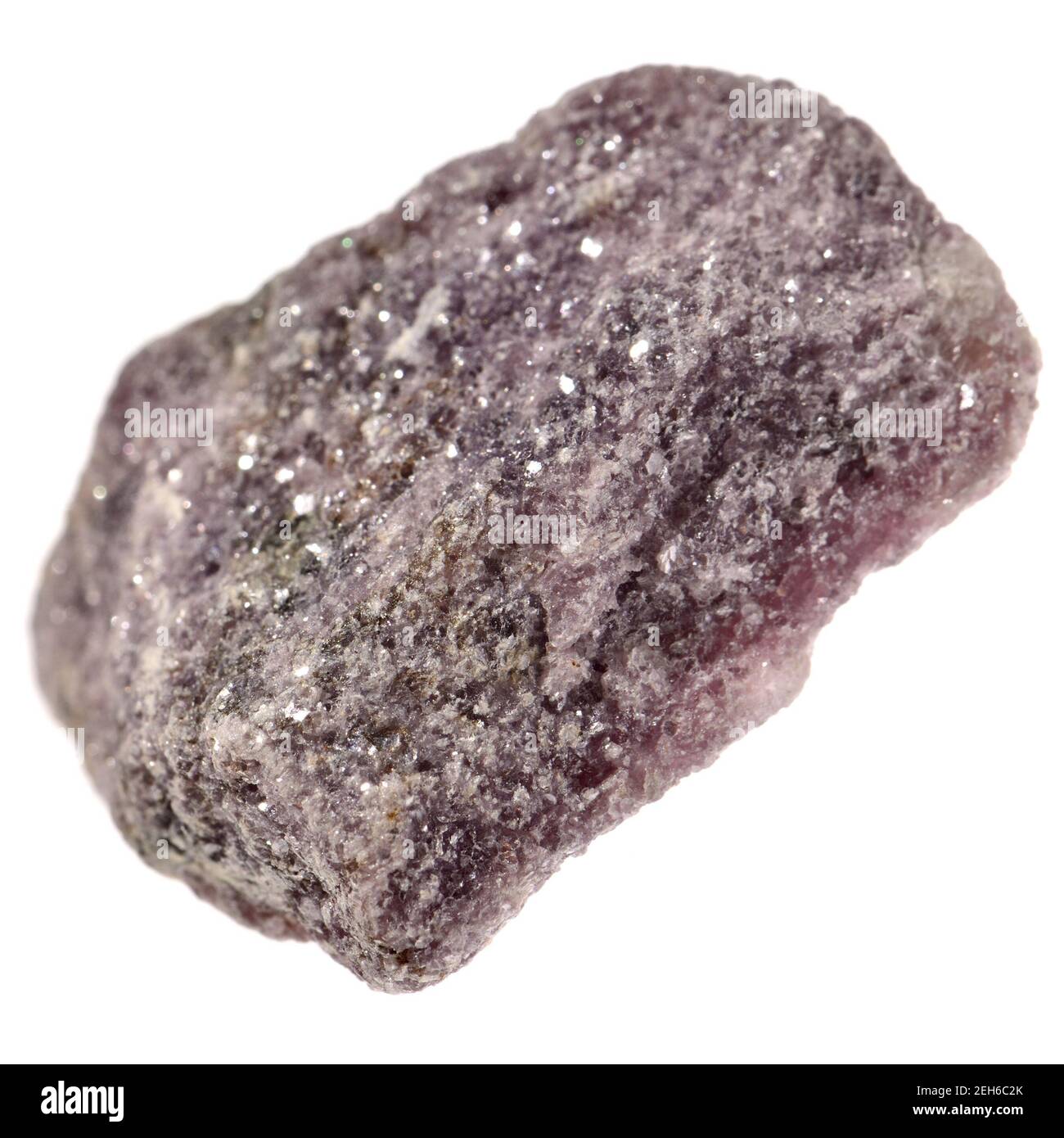 Lepidolite - reichlich Lithium-ionen-Lager Mineral - Filosilicatos Stockfoto