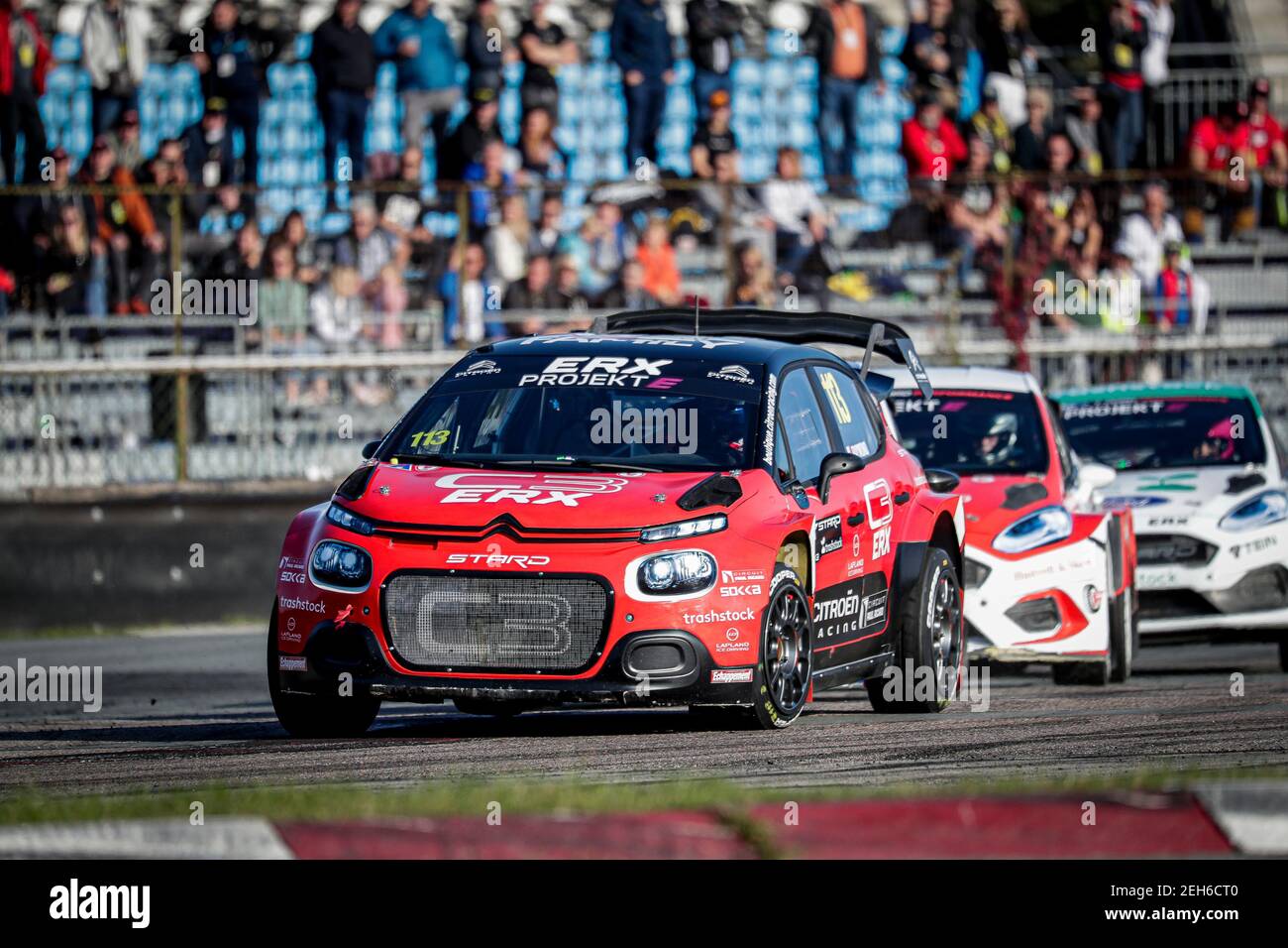 Projekt E, RAYMOND Cyril (FRA), Team Stard (AUT), Ford Fiesta, Aktion während der Neste World RX von Riga-Lettland, 6th Runde der FIA World Rallycross Championship 2020, FIA WRX, am 20. September 2020 auf dem Bikernieku Compleksa Sporta Baze, in Riga, Lettland - Foto Paulo Maria / DPPI Stockfoto