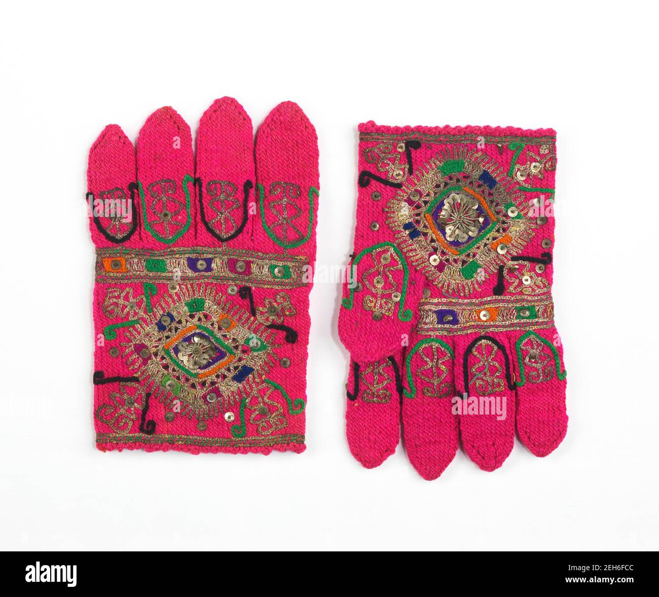 Handschuhe, europäisch, östlich, viertes Viertel 19th Jahrhundert. Stockfoto