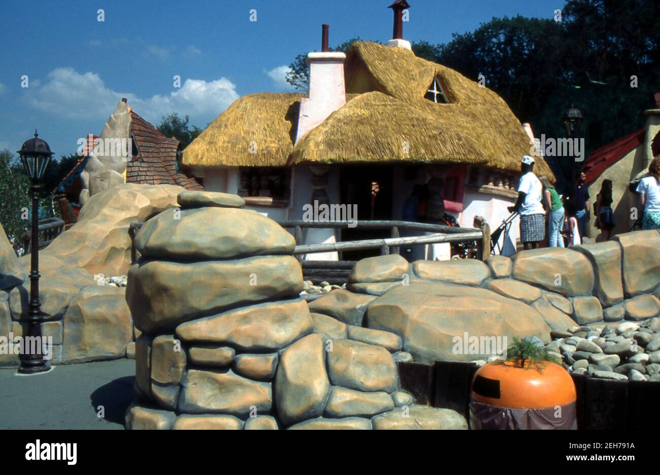 Ausschnitt aus dem Movie Park in Bottrop-Kirchhellen, Deutschland Stockfoto