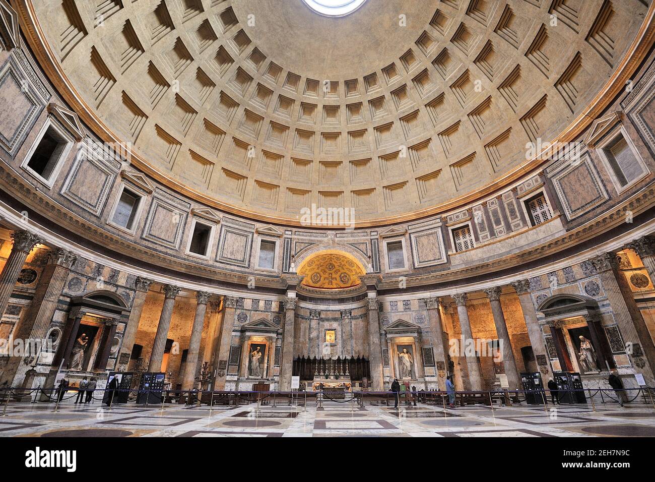 Italien, Rom, Pantheon Interieur Stockfoto