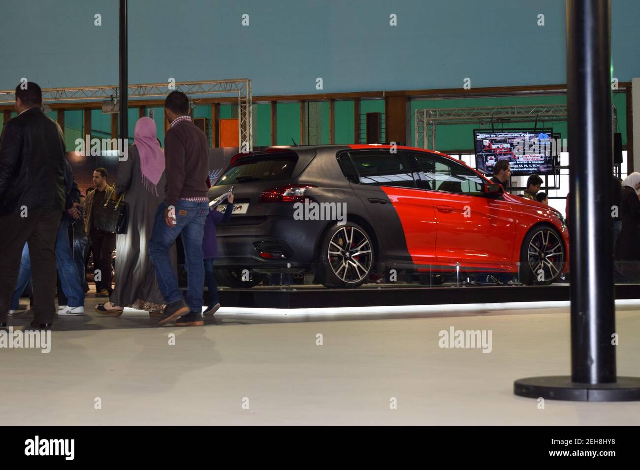 Automobilausstellung in Algier Internationale Messe Stockfoto