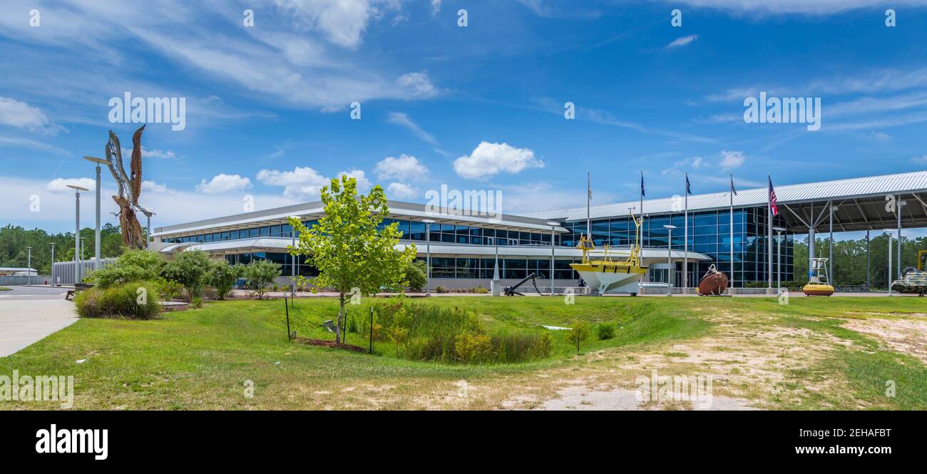 Infinity Science Center Besucherzentrum im John C. Stennis Space Center in Hamock County Mississippi Stockfoto