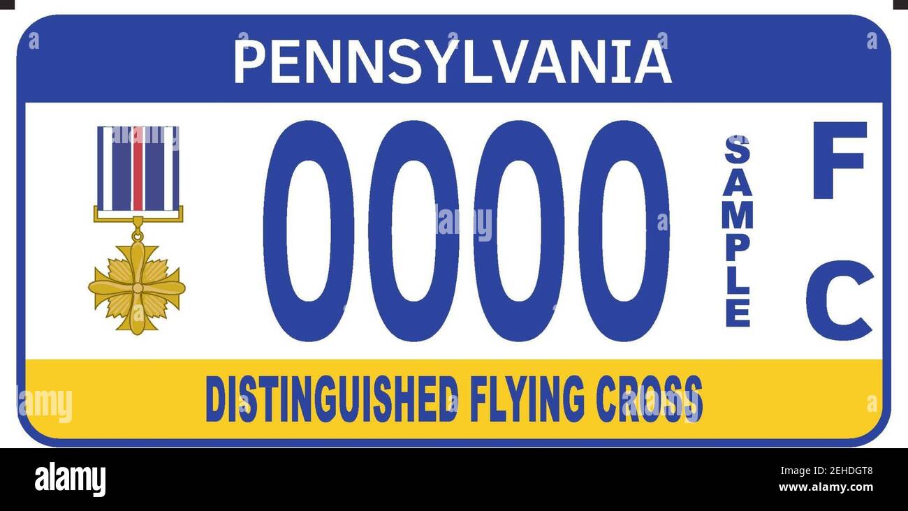 PA Distinguished Flying Cross. Stockfoto