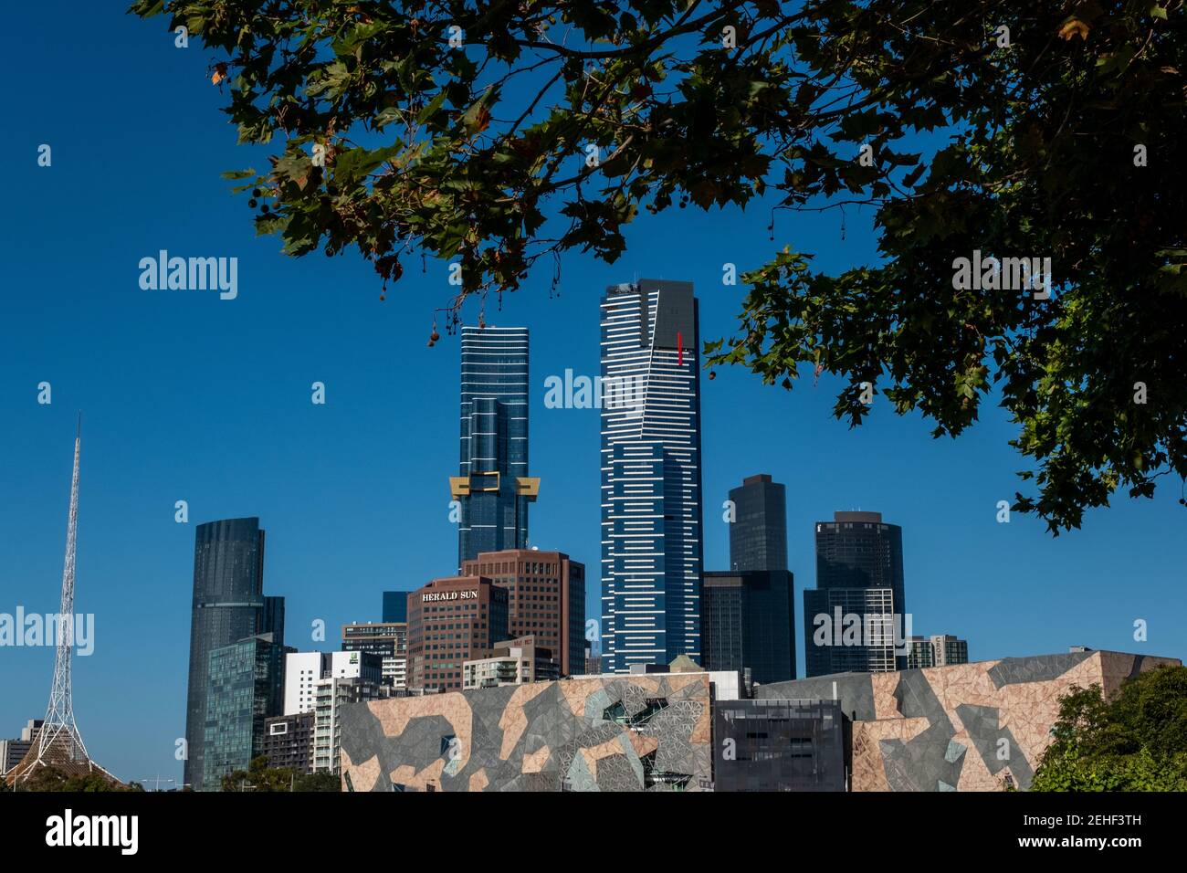 Skyline von Melbourne, Victoria, Australien Stockfoto