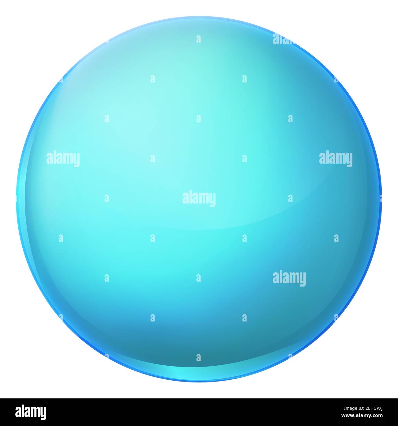 Glas orange Kugel oder kostbare Perle. Glänzende realistische Kugel, 3D abstrakte Vektorgrafik auf weißem Hintergrund hervorgehoben. Große goldene Metallblase Stock Vektor