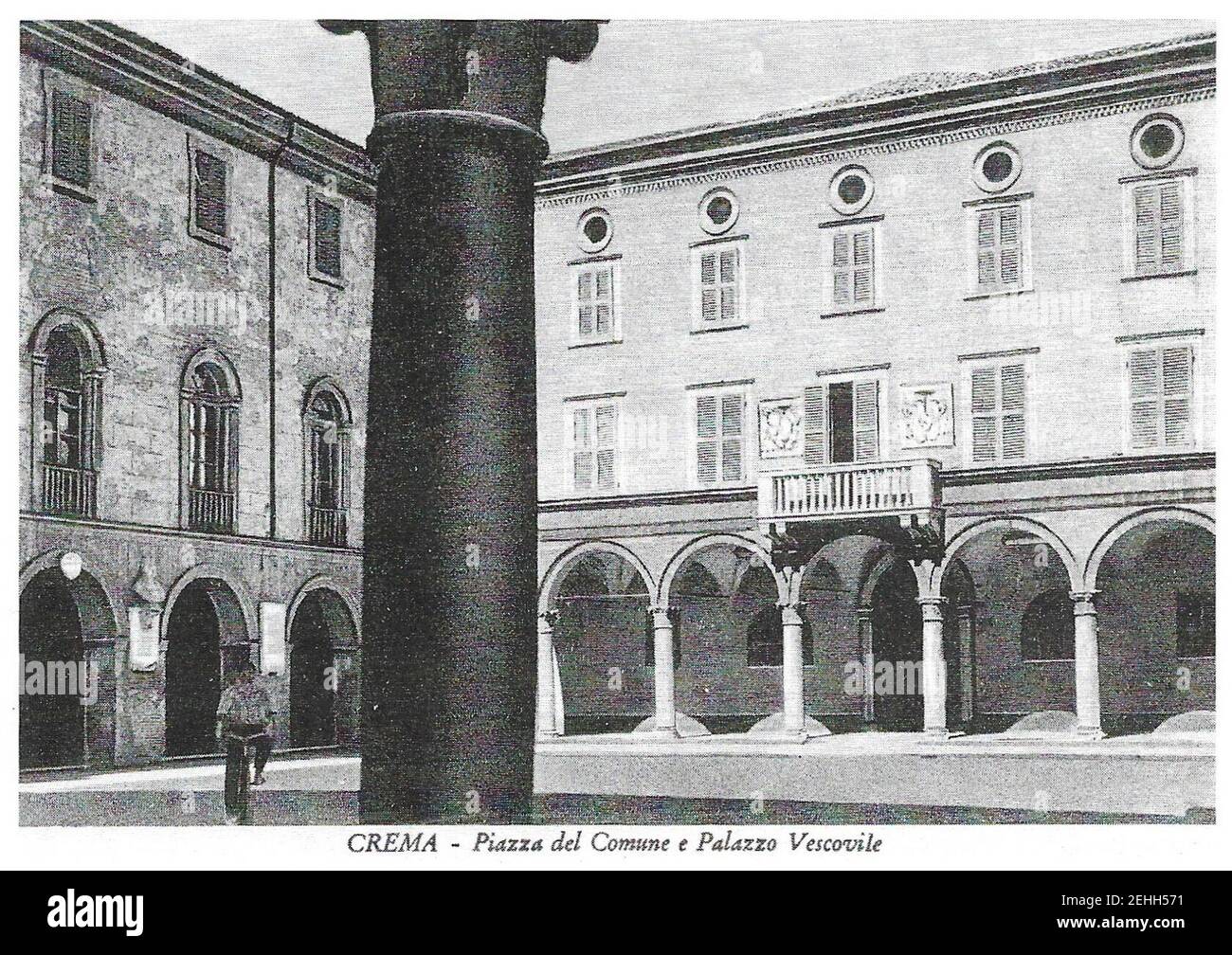 Palazzo-vescovile-anni-trenta-2. Stockfoto