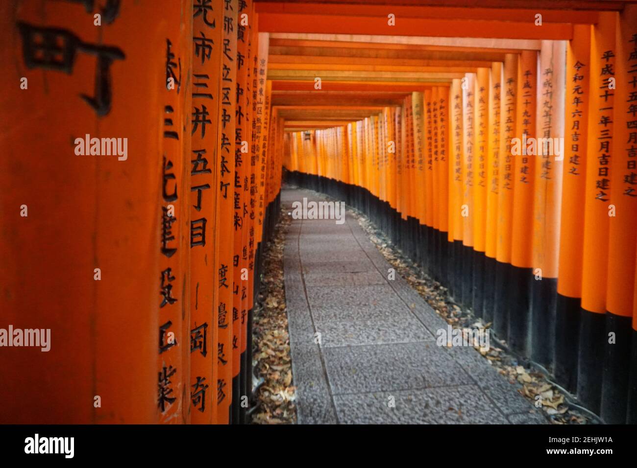 Fushimi Inari Taisha in Kyoto Japan Stock Photo Stock Images Stock-Bilder Stockfoto