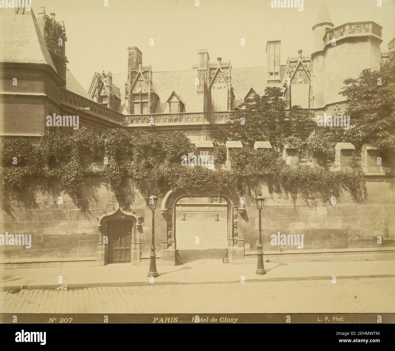 Paris - Hôtel de Cluny. Stockfoto