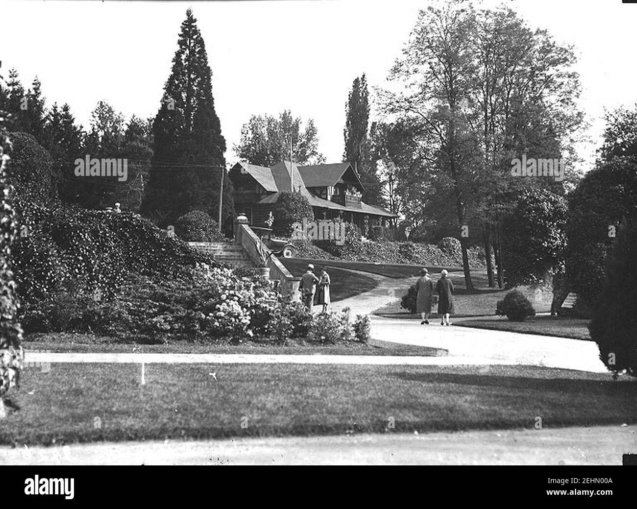 Park Superintendent's House, The Lodge, Point Defiance Park, Tacoma, Washington, Ca 1919 (BAR 7). Stockfoto