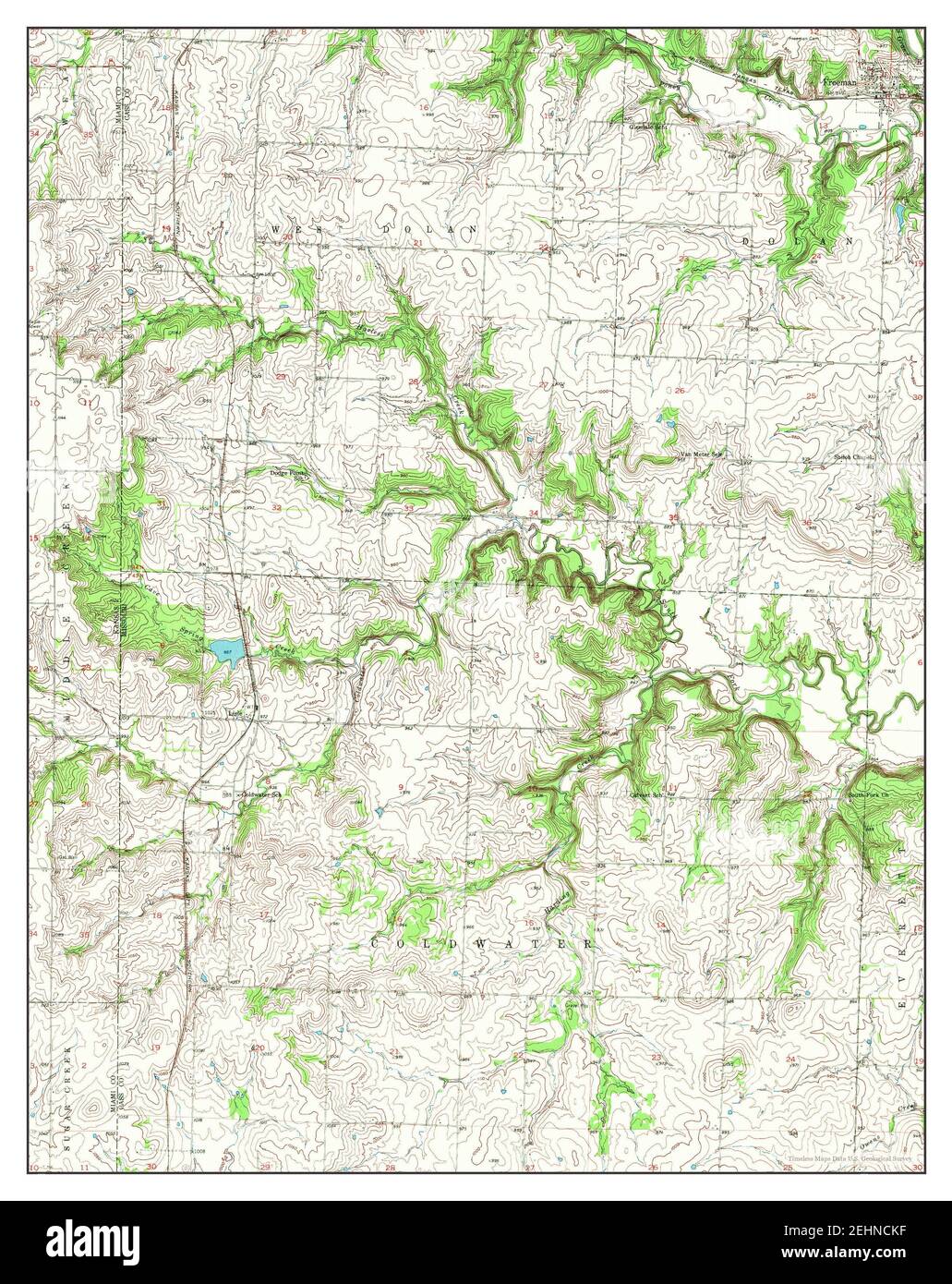 Karte von freeman missouri Stockfotos und bilder Kaufen Alamy