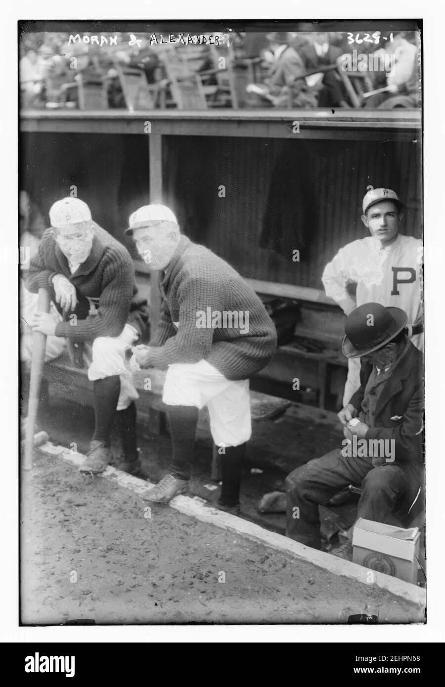 Pat Moran, Manager, & Grover Cleveland Alexander, Philadelphia NL (Baseball) Stockfoto
