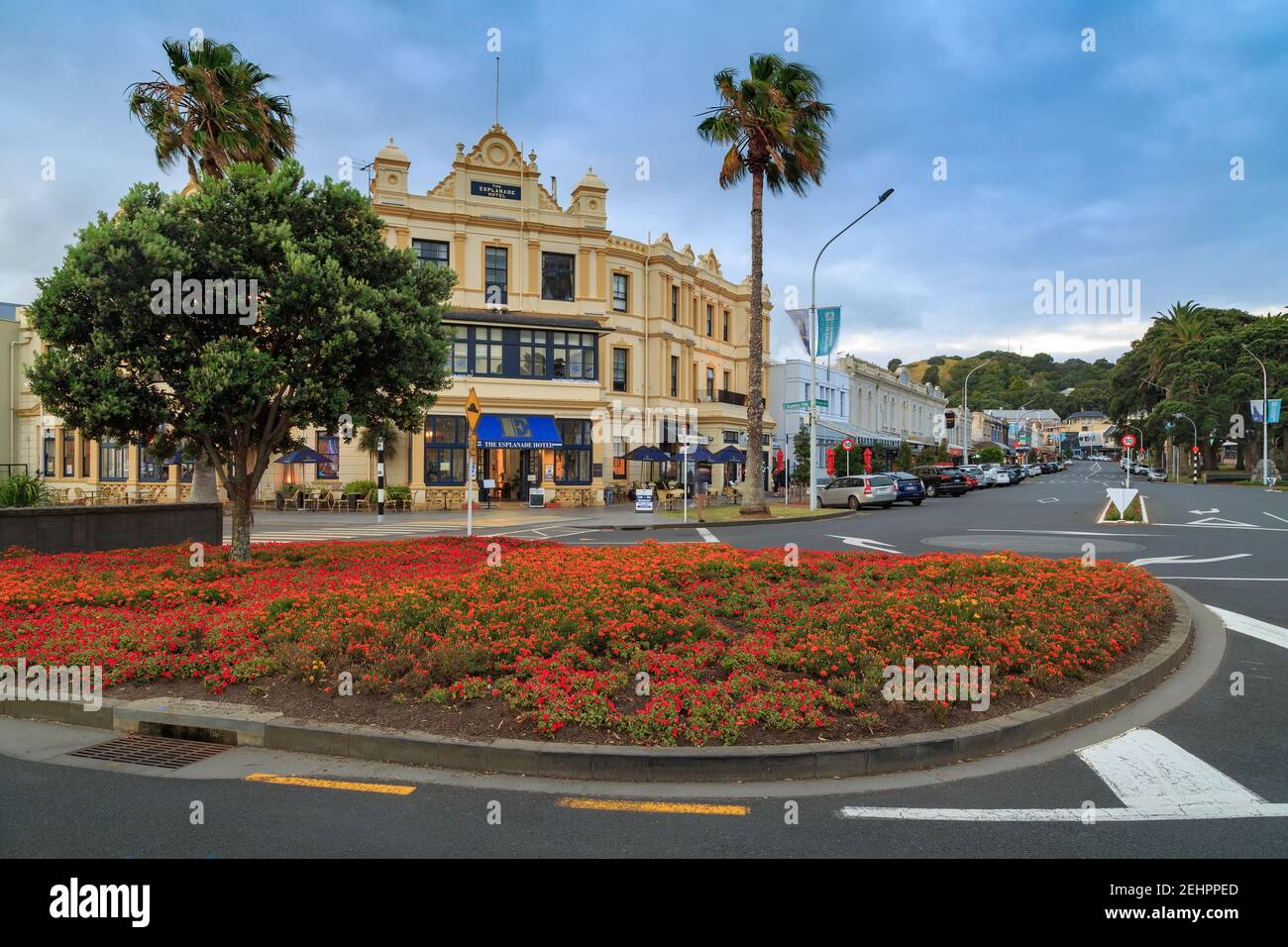 Das historische Esplanade Hotel in Devonport, Auckland, Neuseeland, wurde 1903 eröffnet Stockfoto