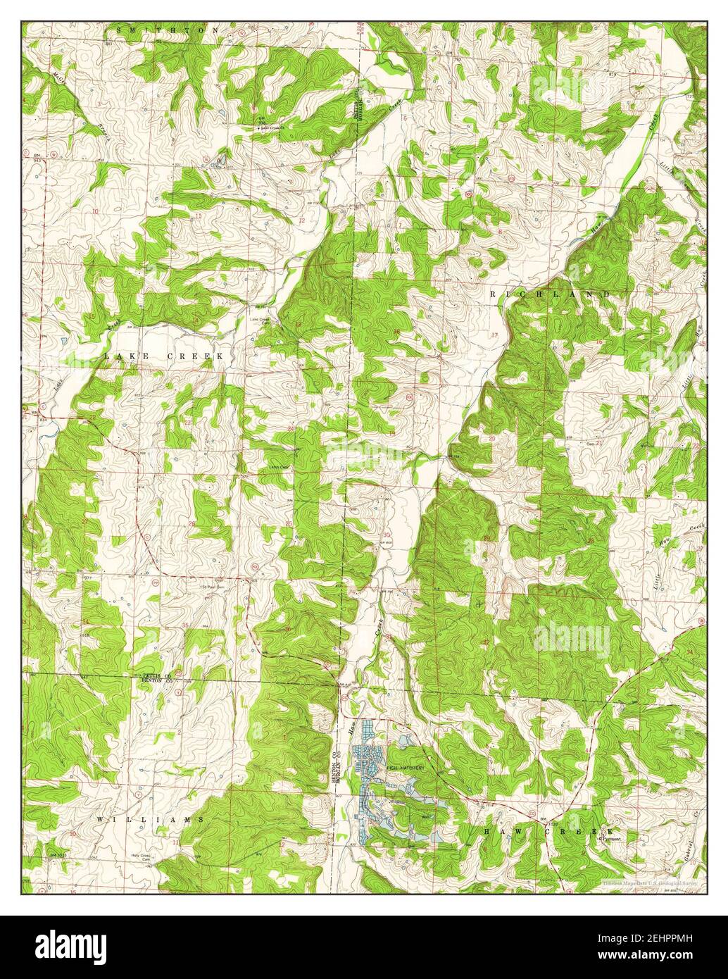 Pyrmont, Missouri, Karte 1961, 1:24000, Vereinigte Staaten von Amerika von Timeless Maps, Daten U.S. Geological Survey Stockfoto