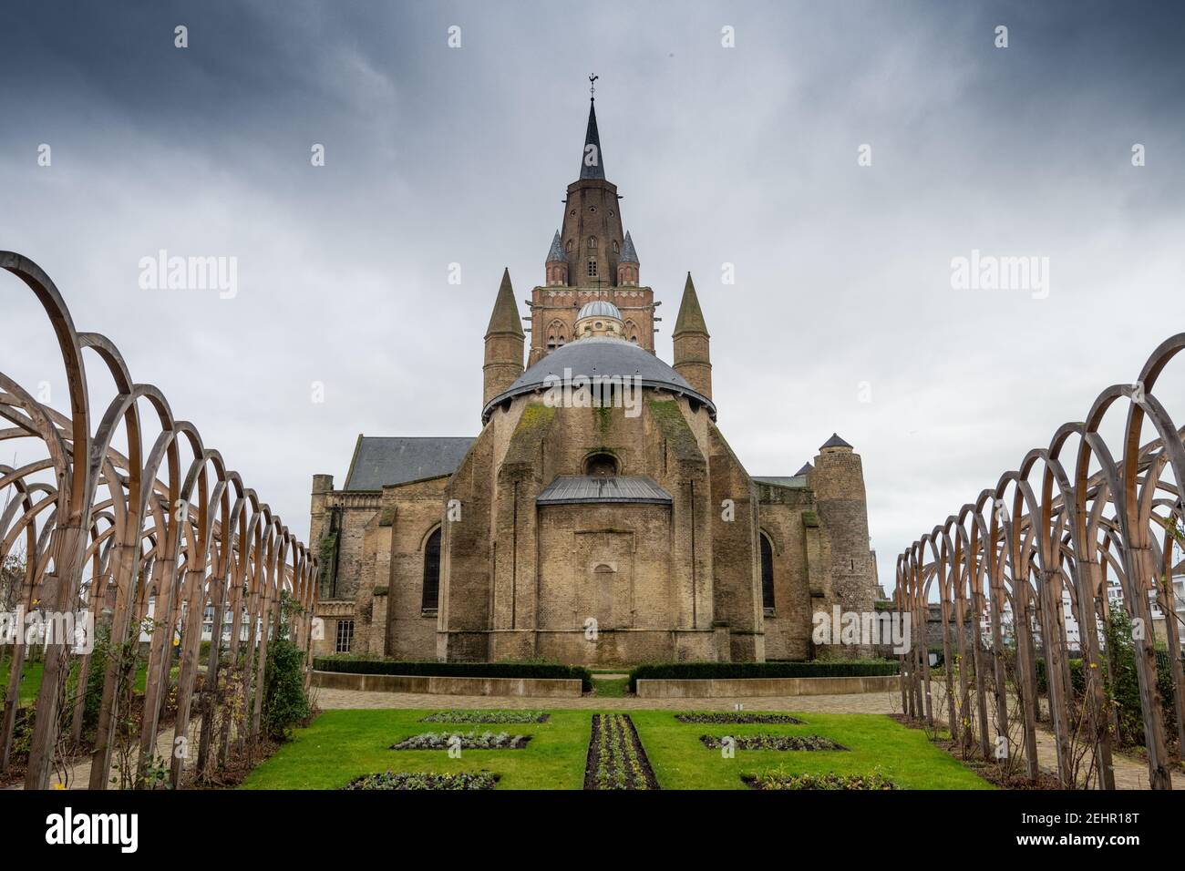 Eglise Notre-Dame, Frankreich, Hauts de France, Calais Stockfoto