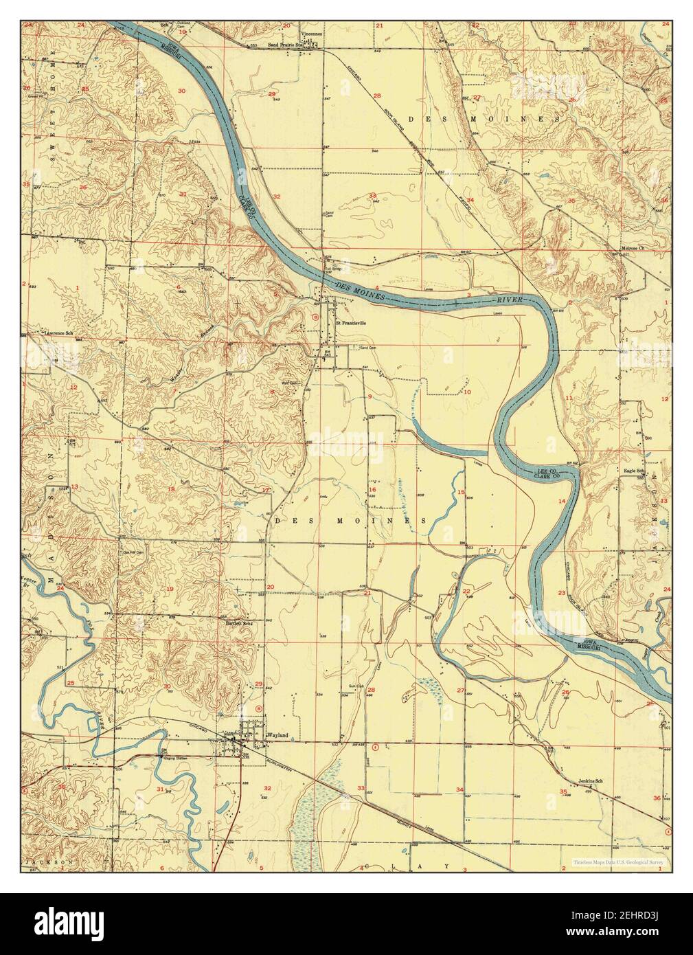 Wayland karte Fotos und Bildmaterial in hoher Auflösung Alamy