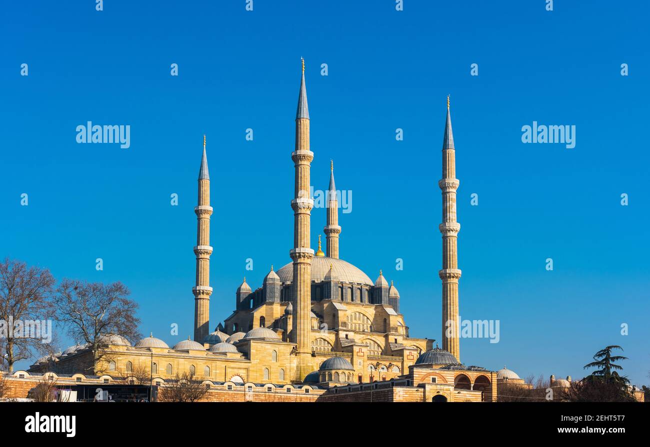 Selimiye Moschee in Edirne, Türkei. Stockfoto