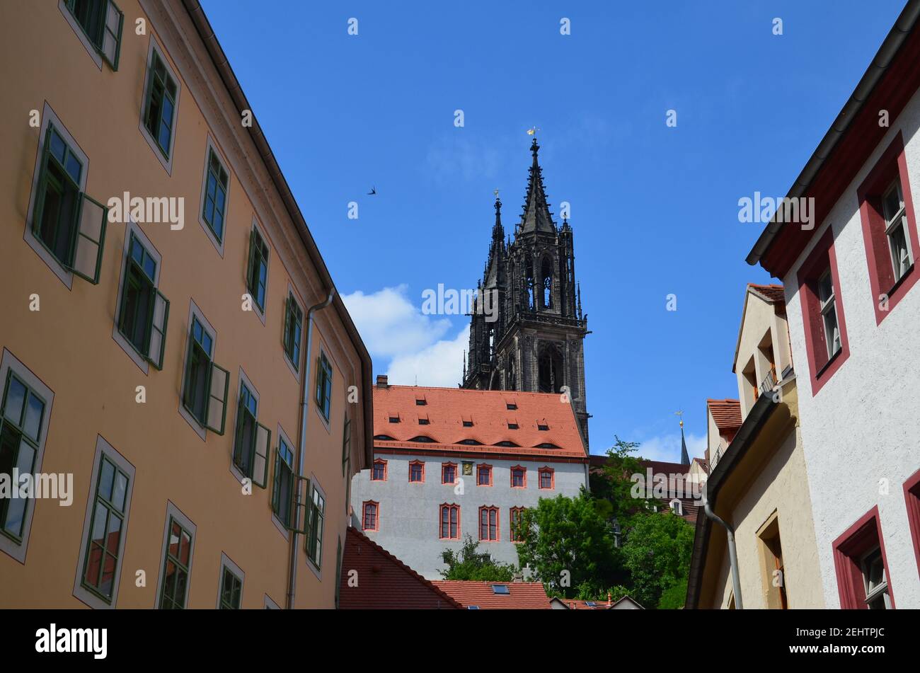 Altstadt von Meissen Deutschland Stockfoto