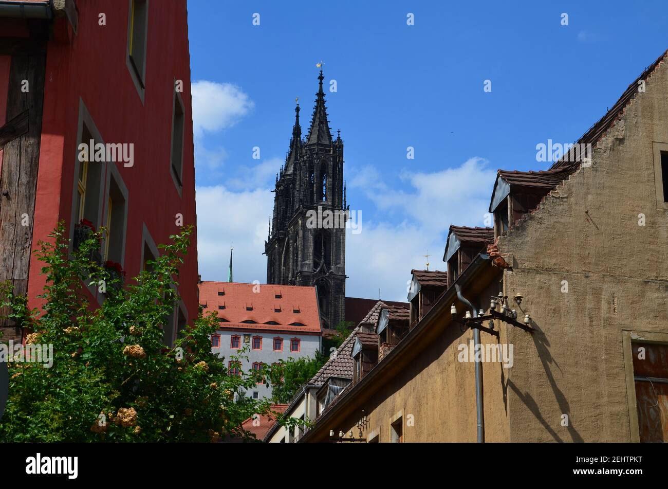 Altstadt von Meissenn Deutschland Stockfoto
