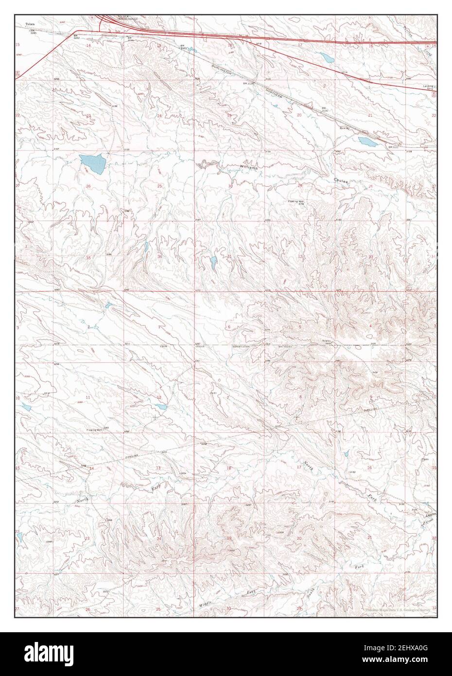 Rowley, Montana, Karte 1969, 1:24000, Vereinigte Staaten von Amerika von Timeless Maps, Daten U.S. Geological Survey Stockfoto