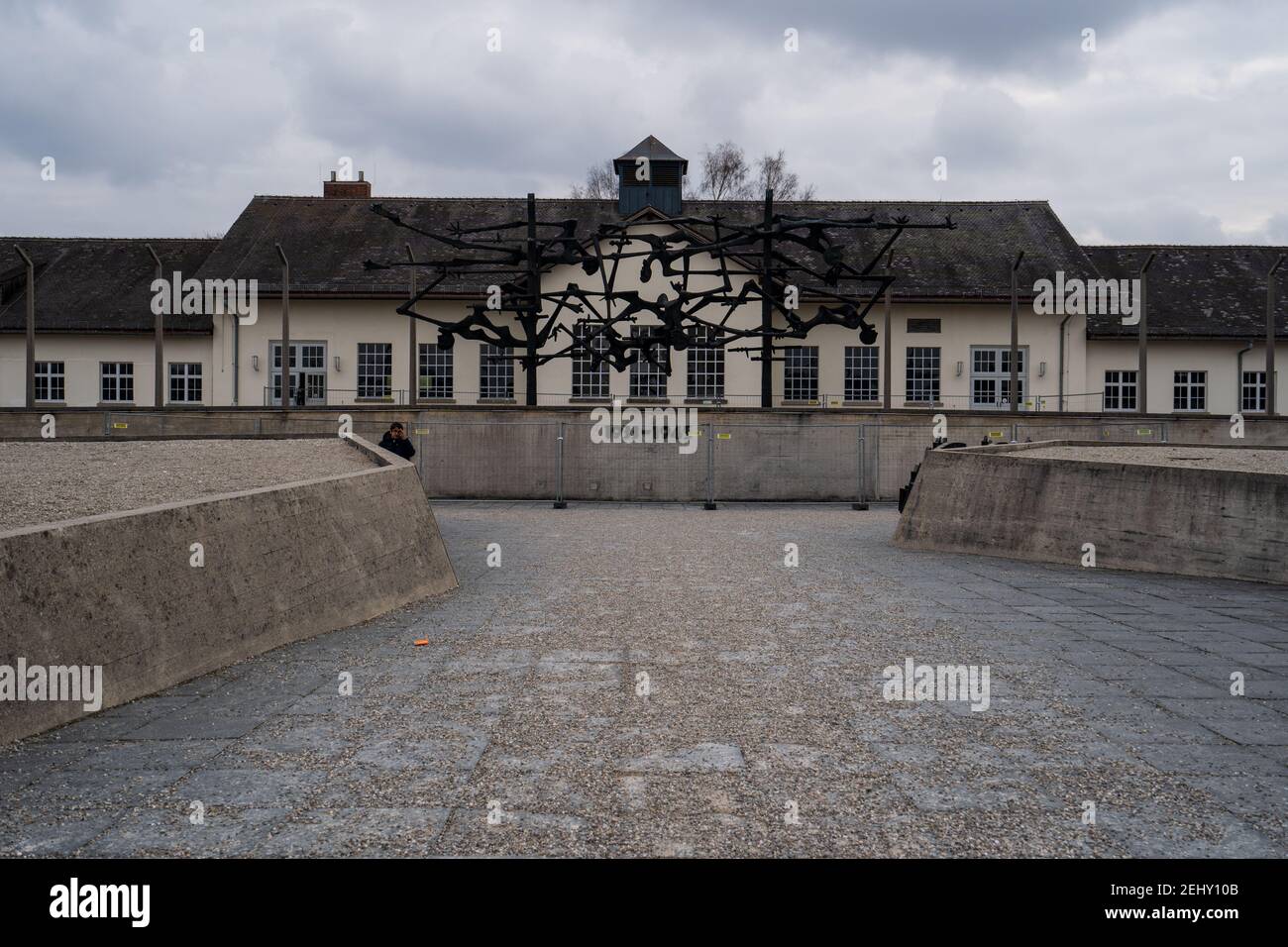 KZ Dachau Stockfoto