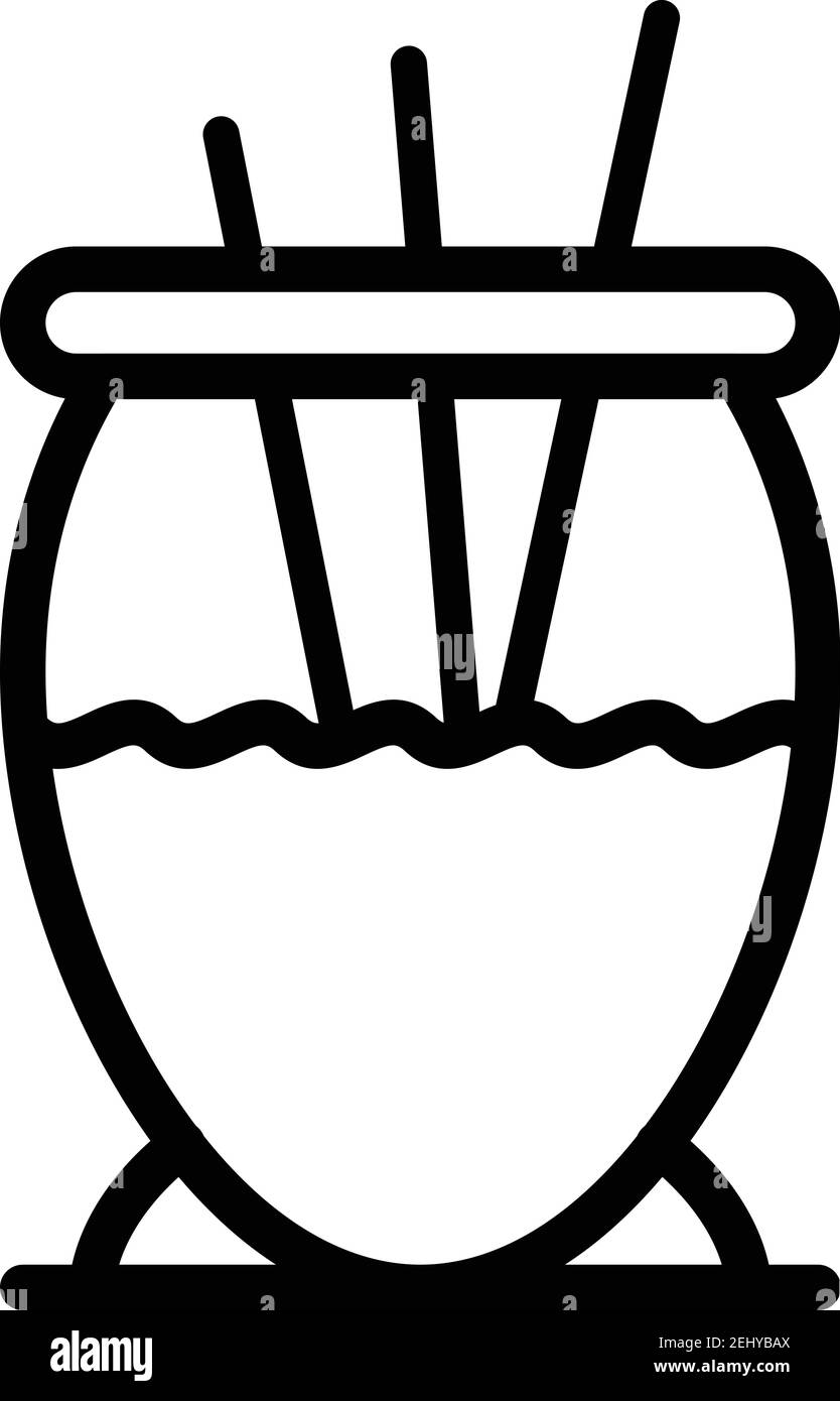 Symbol für Bio-Lufterfrischer. Umriss Bio Lufterfrischer Vektor-Symbol für Web-Design isoliert auf weißem Hintergrund Stock Vektor