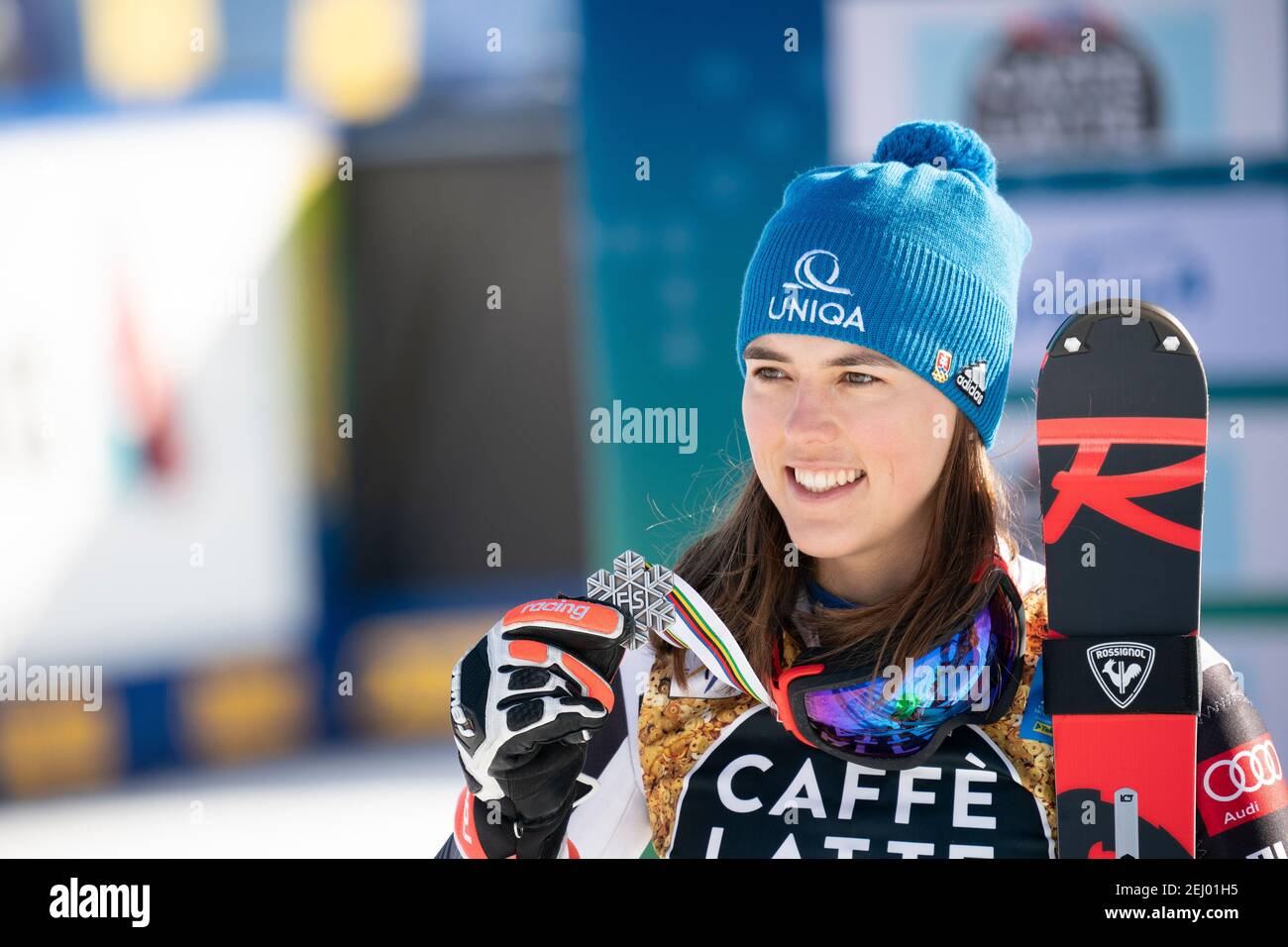 Cortina d'Ampezzo, Italien 18. Februar 2021 VLHOVA Petra (SVK) belegt