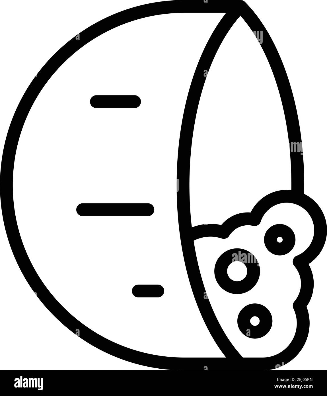 Symbol „Pita backen“. Umriss Backen Pita Vektor-Symbol für Web-Design isoliert auf weißem Hintergrund Stock Vektor