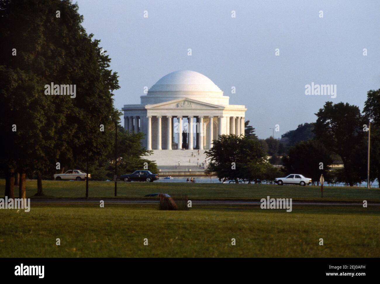 Washington DC USA Jefferson Memorial Außenansicht mit Danby Marmor gebaut Stockfoto
