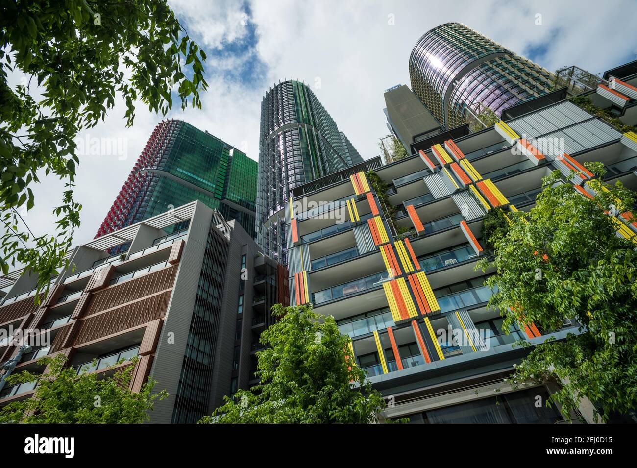 International Towers, Barangaroo Avenue, Sydney, New South Wales, Australien. Stockfoto