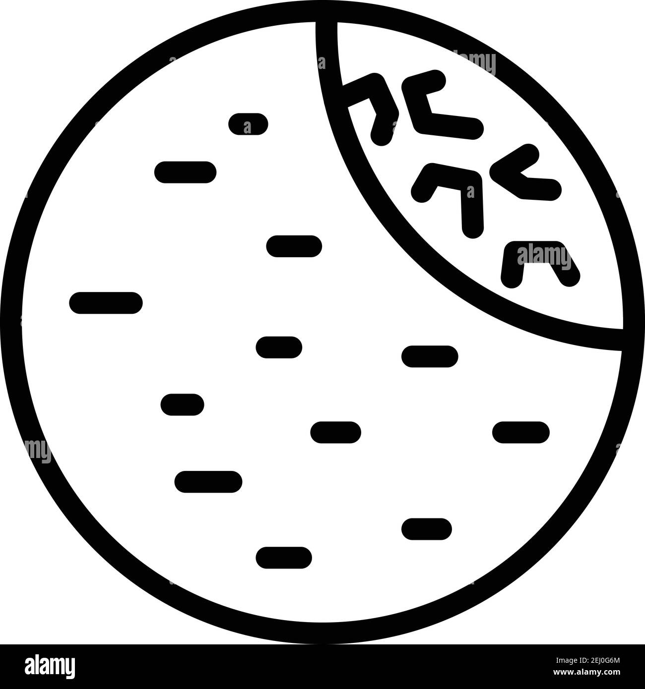 Israel Falafel Ikone. Skizzieren israel falafel Vektor-Symbol für Web-Design isoliert auf weißem Hintergrund Stock Vektor