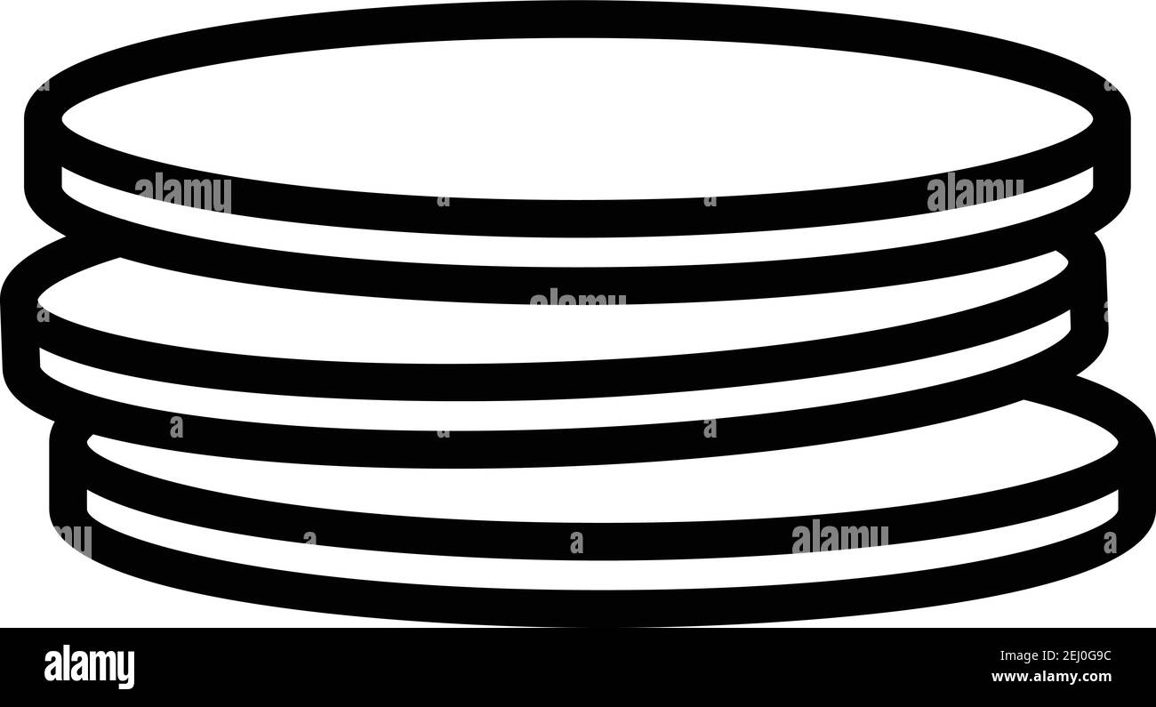 Arabisches Pita-Brot-Symbol. Umriss arabisch Pita Brot Vektor-Symbol für Web-Design isoliert auf weißem Hintergrund Stock Vektor