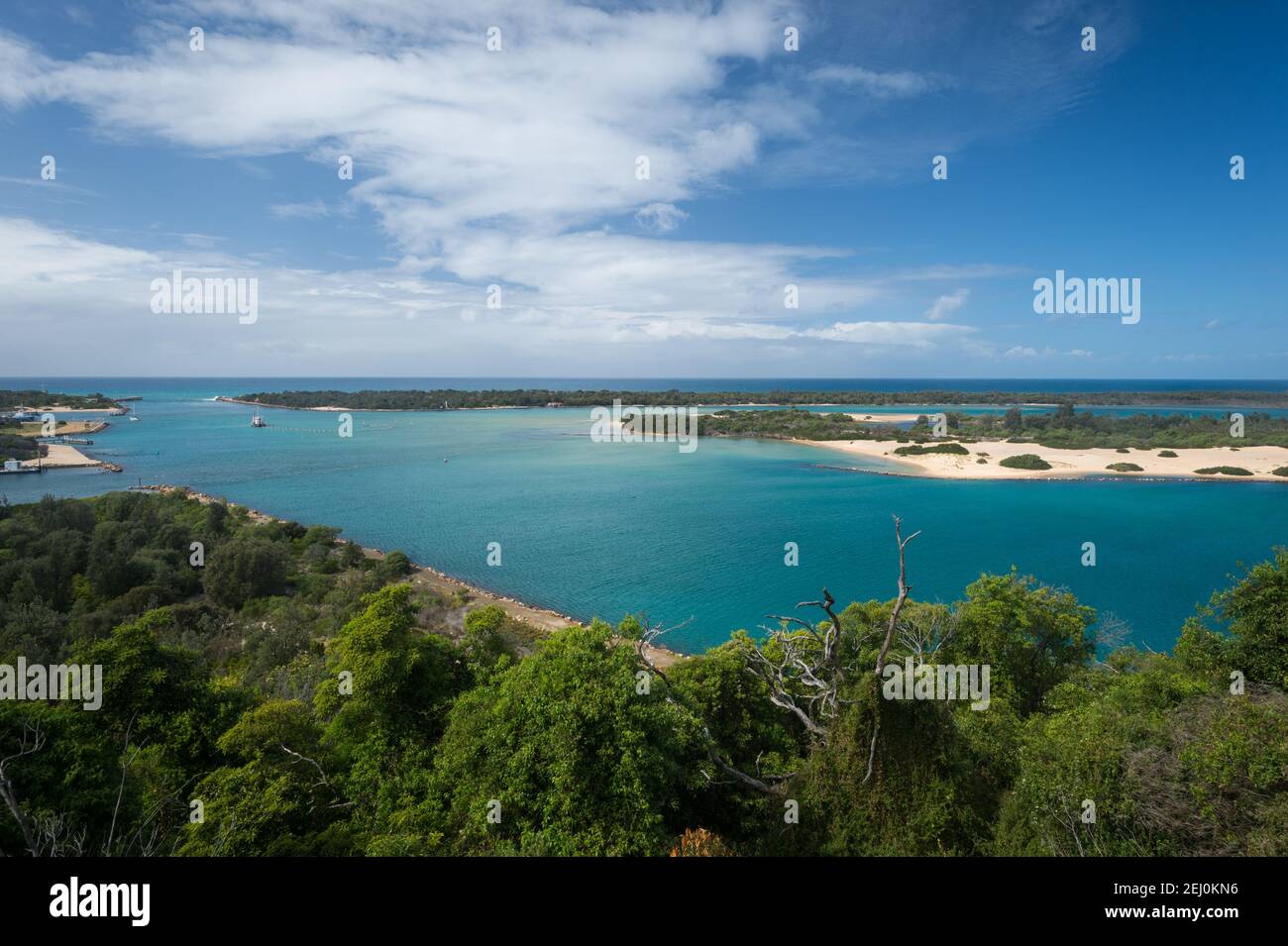 Rigby Island, Lakes Entrance, Victoria, Australien. Stockfoto