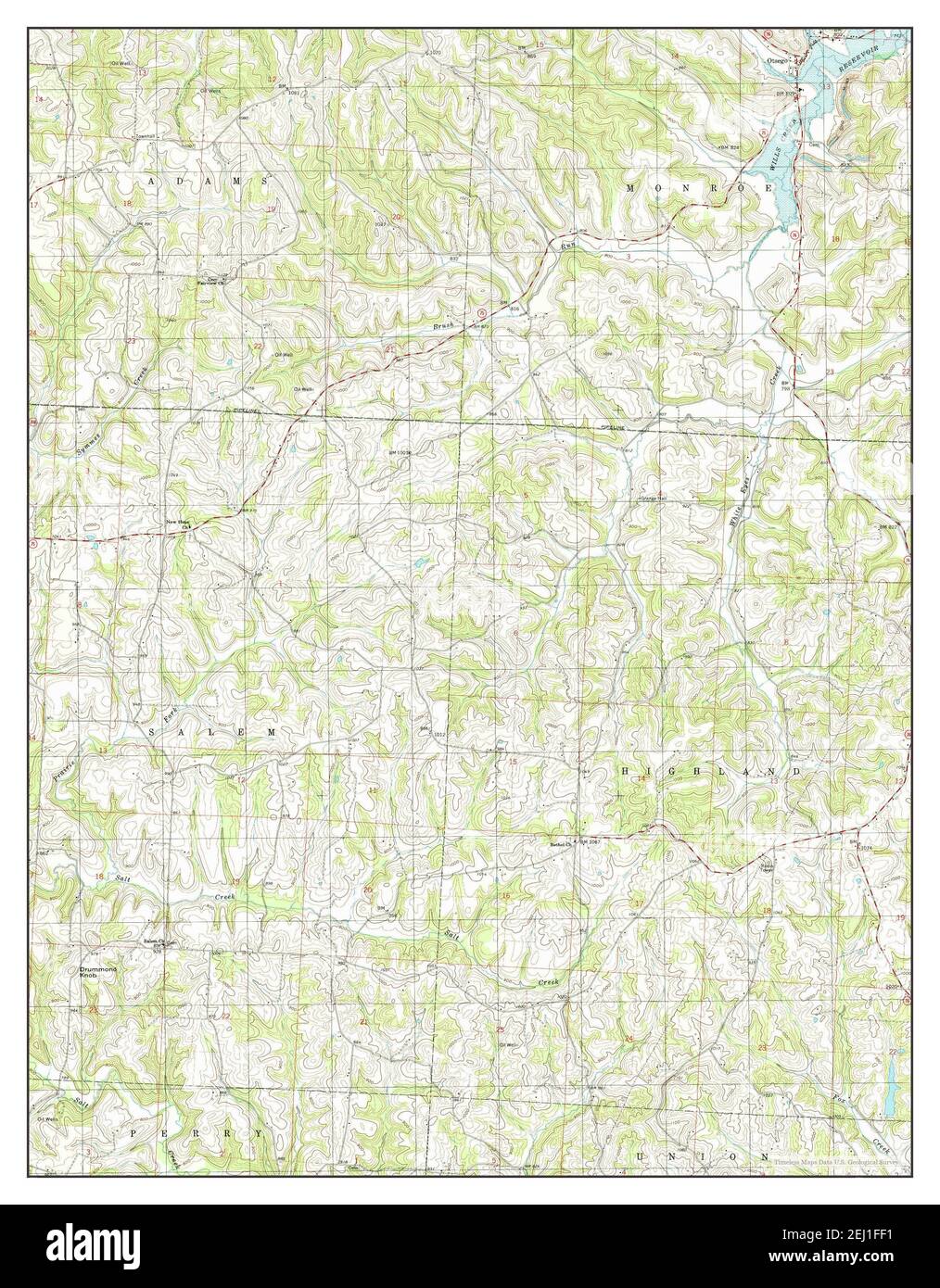 Otsego, Ohio, Karte 1994, 1:24000, Vereinigte Staaten von Amerika von Timeless Maps, Daten U.S. Geological Survey Stockfoto