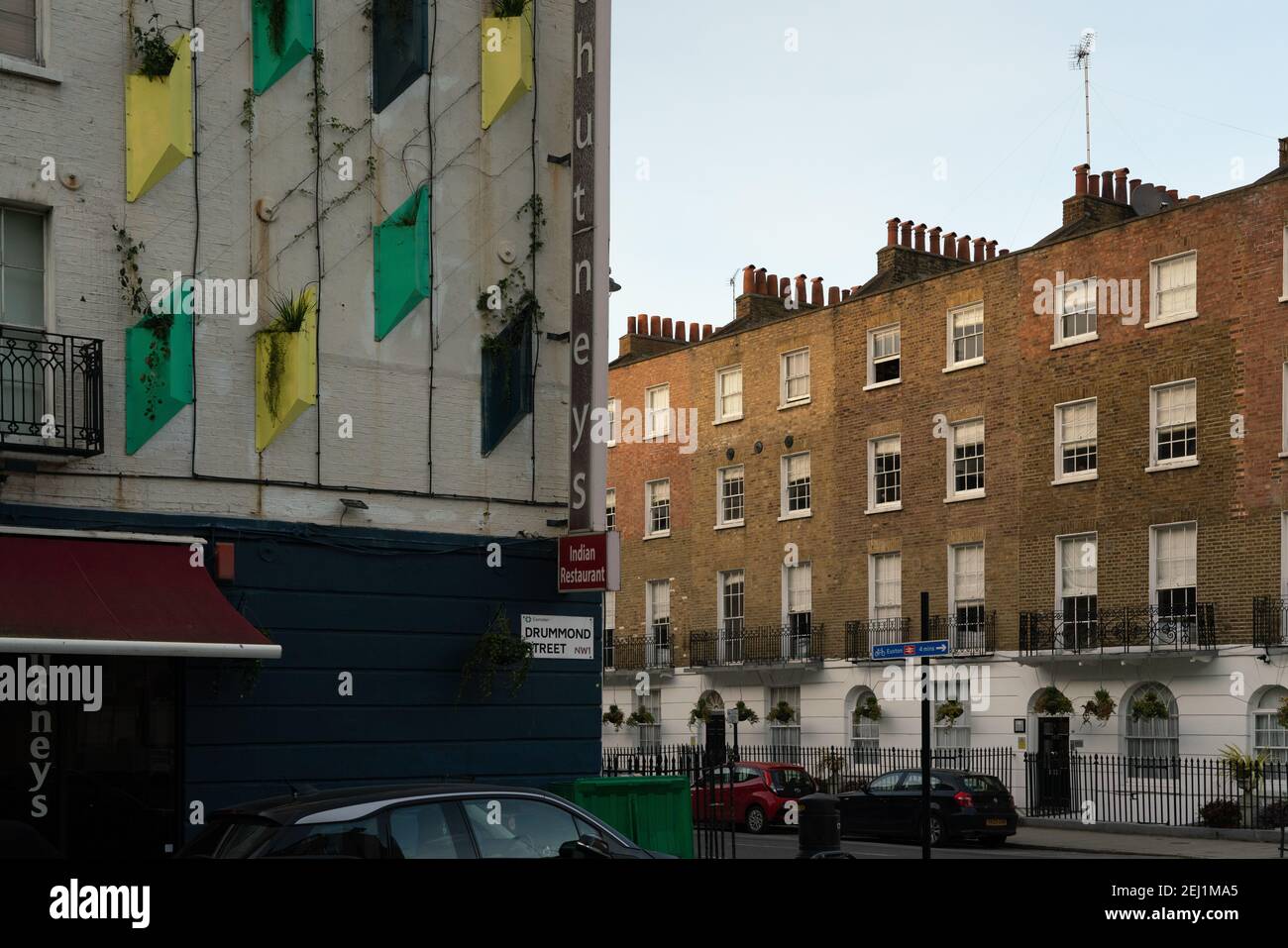 Drummond Street, Euston, Camden Stockfoto