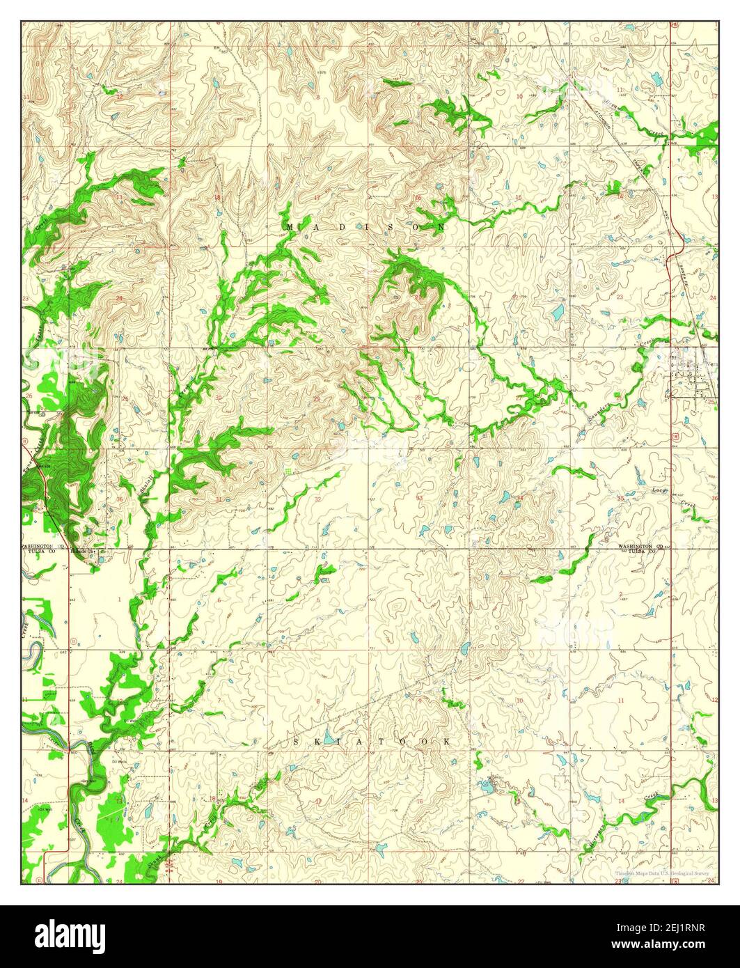 Vera, Oklahoma, Karte 1959, 1:24000, Vereinigte Staaten von Amerika von Timeless Maps, Daten U.S. Geological Survey Stockfoto