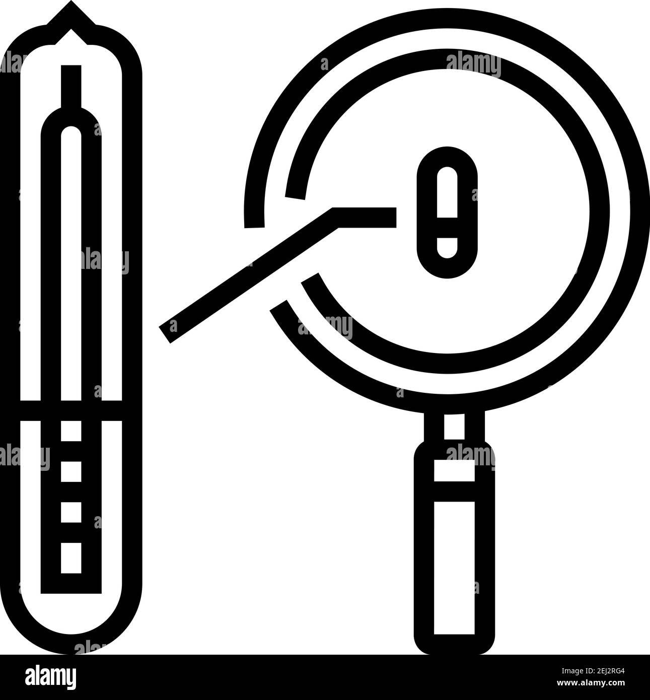 Abbildung des Symbols für die rfid-Chip-Linie erneut speichern Stock Vektor