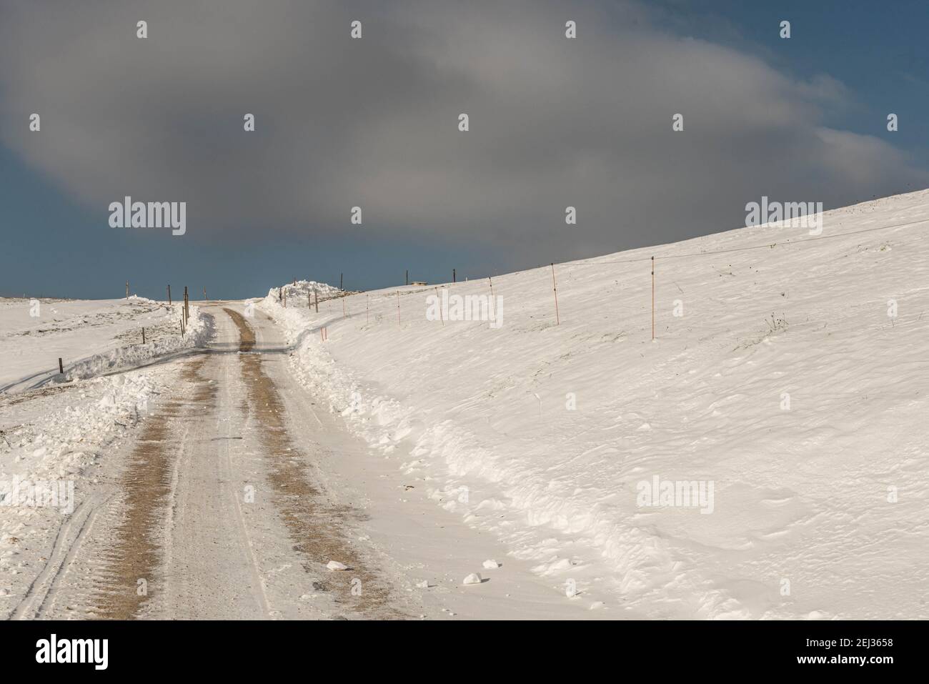 Winterlandschaft Stockfoto