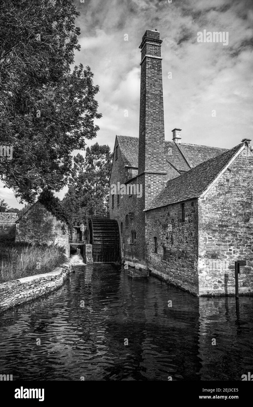 Wassermühle und Bäckerei, Niederschlacht Stockfoto