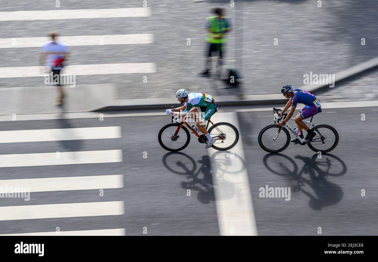 Radrennen, Funchal, Madeira Stockfoto