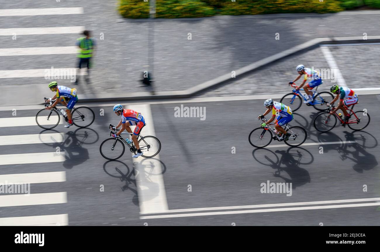 Radrennen, Funchal, Madeira Stockfoto