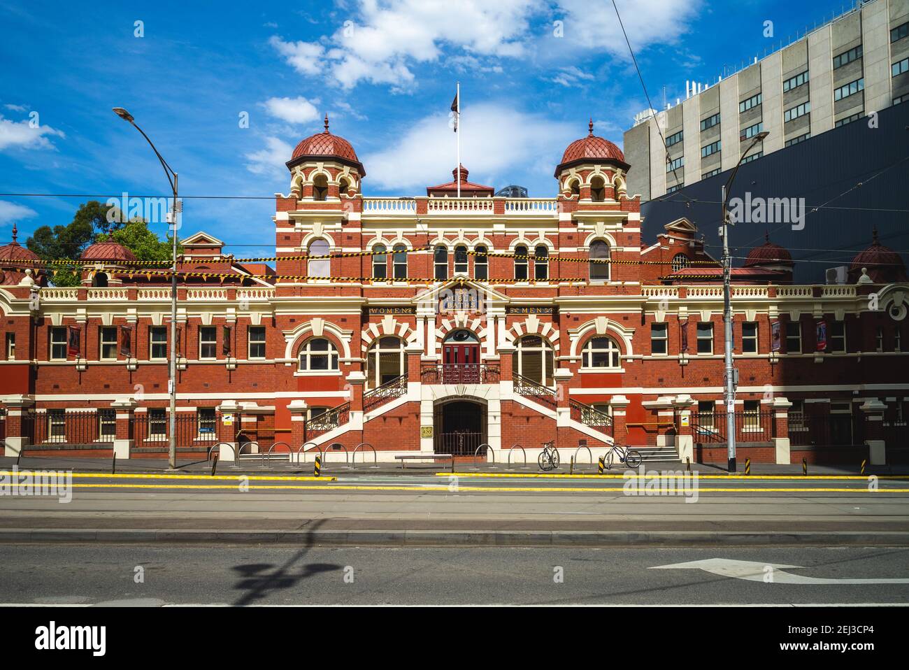 City Baths in Melbourne, Victoria, Australien wurde 1904 eröffnet Stockfoto