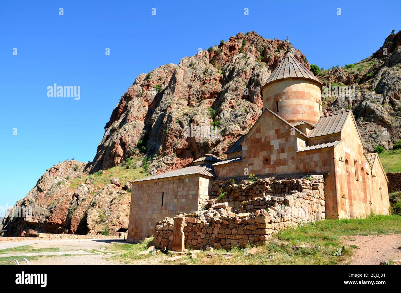 Sommertag im Kloster Noravank, Armenien Stockfoto