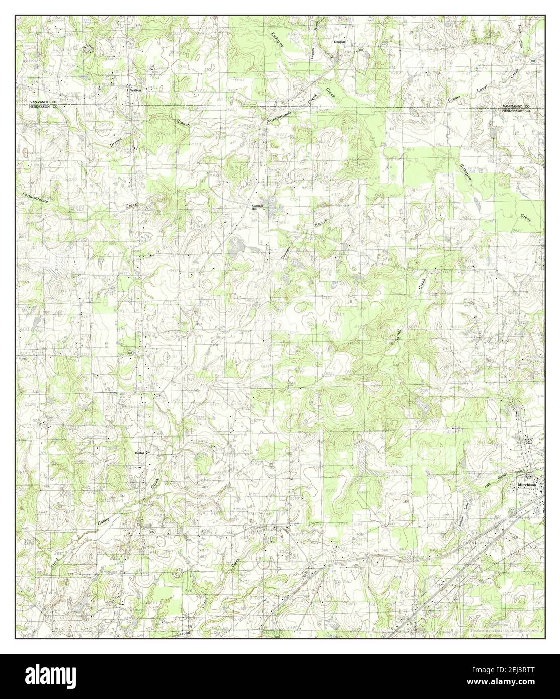 Murchison West, Texas, Karte 1984, 1:24000, Vereinigte Staaten von Amerika von Timeless Maps, Daten U.S. Geological Survey Stockfoto